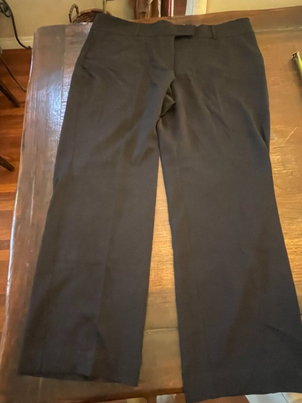 Apt. 9 Women's Mid Rise Pants/Trousers Black Tummy Control Stretch Size 20W NEW